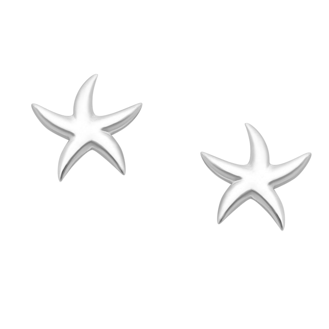 Sterling Silver Starfish Stud Earrings1